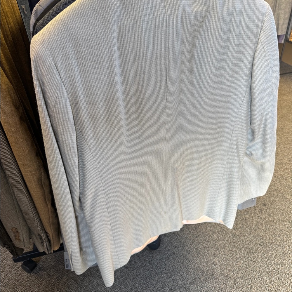 Cellini Collection Double-Breasted Light Gray Spo… - image 3